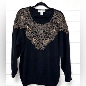 Victoria Harbour Vintage Beaded Sweater